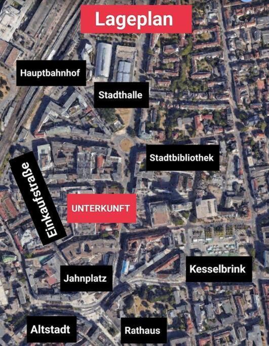 Downtown/Balcony/Coffee Bar/Tv-Streaming/Top Wlan Bielefeld Exteriör bild
